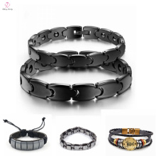 2015 Schmuck Gesundheit Benefit Keramik Armband, brasilianische Horoskop Liebhaber schwarz Gallenstein Keramik Armband